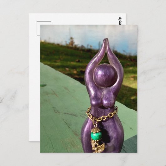 Carte Postale Déesse à la rivière (Devant / Derrière)