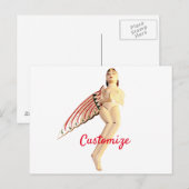 Carte Postale Déesse ailée de Bali Thunder_Cove (Devant / Derrière)