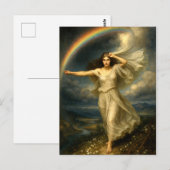 Carte Postale Déesse arc-en-ciel Iris (Devant / Derrière)