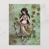 Carte Postale Déesse Danseuse du Ventre (Devant)
