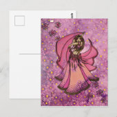 Carte Postale Déesse Danseuse du Ventre (Devant / Derrière)