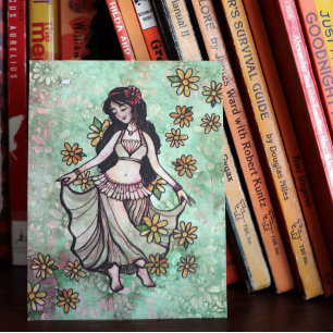 Carte Postale Déesse Danseuse du Ventre                         