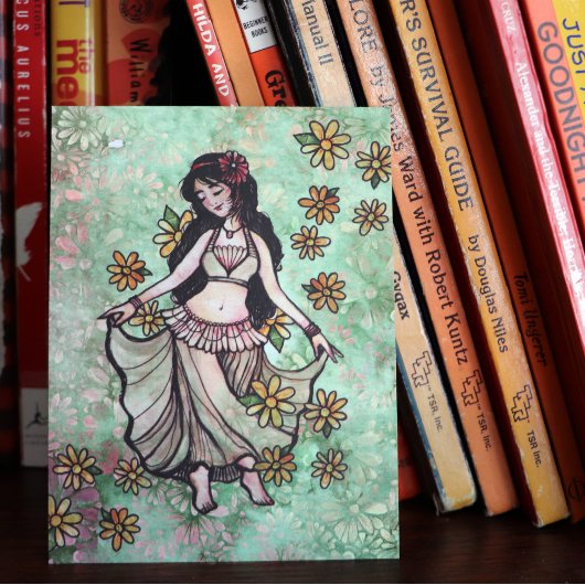 Carte Postale Déesse Danseuse du Ventre