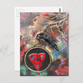 Carte Postale Déesse de bataille (Devant / Derrière)