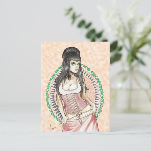 Carte Postale Déesse de DESTINY (Debout devant)