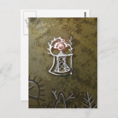 Carte Postale Déesse de la Laponie Sámi de fertilité (Devant / Derrière)