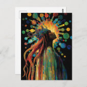 Carte Postale Déesse de la mer (Devant / Derrière)