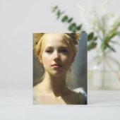 Carte Postale Déesse de la Renaissance blonde (Debout devant)