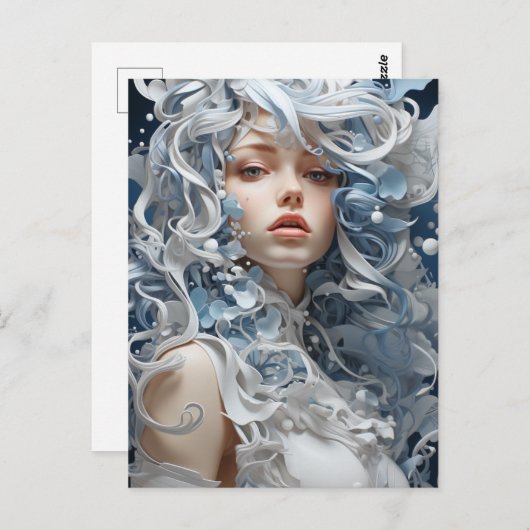 Carte Postale Déesse de Lait (Devant / Derrière)