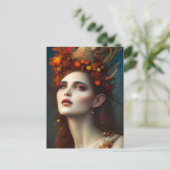 Carte Postale Déesse de l'Art numérique Imaginaire de la récolte (Debout devant)