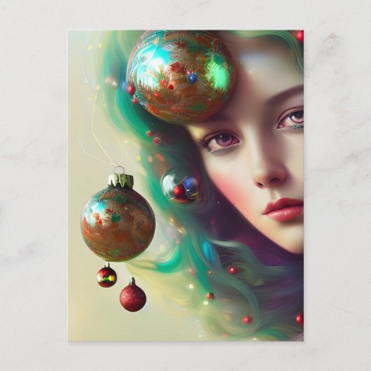 Carte Postale Déesse de Noël (Devant)