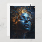 Carte Postale Déesse des étoiles (Devant / Derrière)