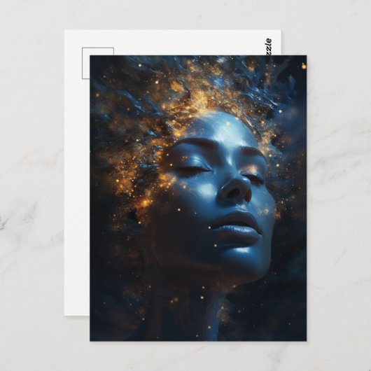 Carte Postale Déesse des étoiles (Devant / Derrière)