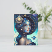Carte Postale Déesse des étoiles (Debout devant)