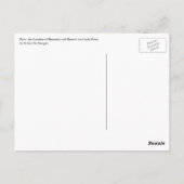 Carte Postale Déesse des fleurs, Flora de Morgan (Dos)