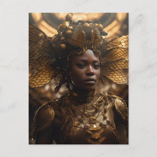 Carte Postale Déesse des Insectes (Devant)