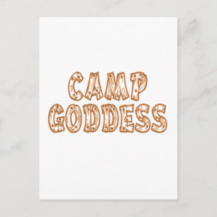 Carte Postale Déesse du camp
