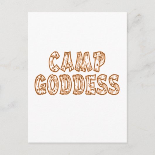 Carte Postale Déesse du camp (Devant)