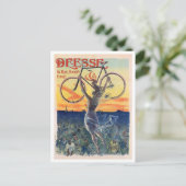 Carte Postale Déesse du vélo, Publicité, Vintage (Debout devant)