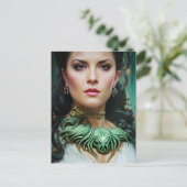 Carte Postale déesse femme cthulhu (Debout devant)