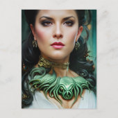Carte Postale déesse femme cthulhu (Devant)