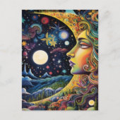 Carte Postale Déesse galactique (Devant)