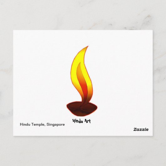 Carte Postale Déesse hindoue (Dos)