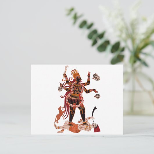 Carte Postale Déesse Kali (Debout devant)