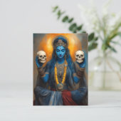 Carte Postale Déesse Kali Ma en méditation Fantastique Moderne (Debout devant)