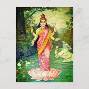 Carte Postale Déesse Lakshmi