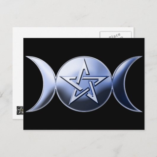 Carte postale Déesse Lunaire (Devant / Derrière)