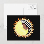 Carte Postale Déesse Lune 2 (Devant / Derrière)