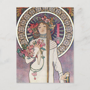 Carte Postale Déesse Mucha