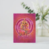 Carte Postale Déesse SHAKTI / LAKSHMI (Debout devant)