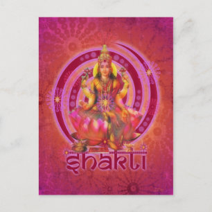 Carte Postale Déesse SHAKTI / LAKSHMI