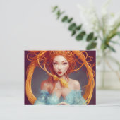 Carte Postale Déesse Spaghetti (Debout devant)