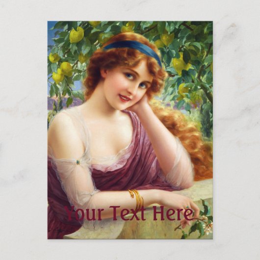 Carte Postale Déesse tombée de l'été (Devant)