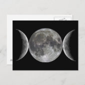 Carte Postale Déesse Triple Lune (Devant / Derrière)