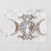Carte Postale Déesse Triple Moon Moonstone (Devant / Derrière)