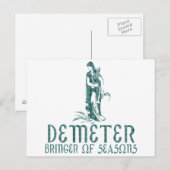 Carte Postale Déètre (Devant / Derrière)