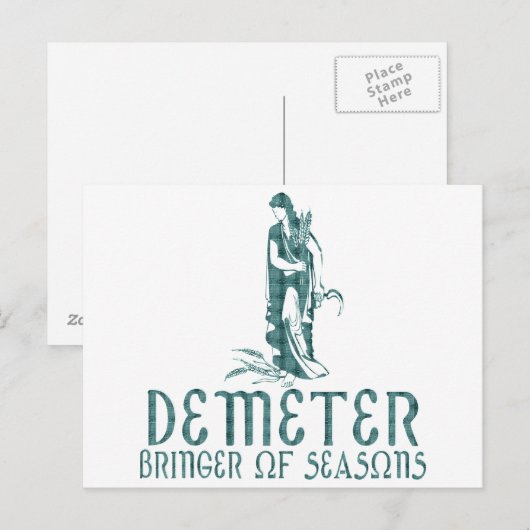 Carte Postale Déètre (Devant / Derrière)