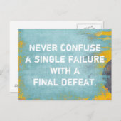 Carte Postale Défaite finale (Devant / Derrière)