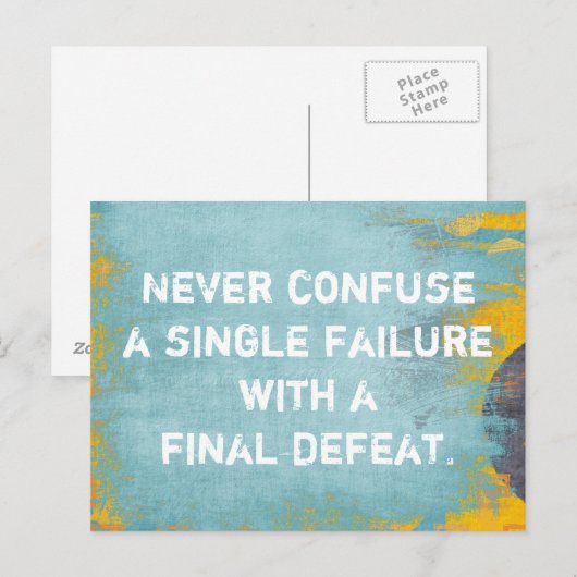 Carte Postale Défaite finale (Devant / Derrière)