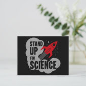 Carte Postale Défendez-vous pour la fusée Science (Debout devant)