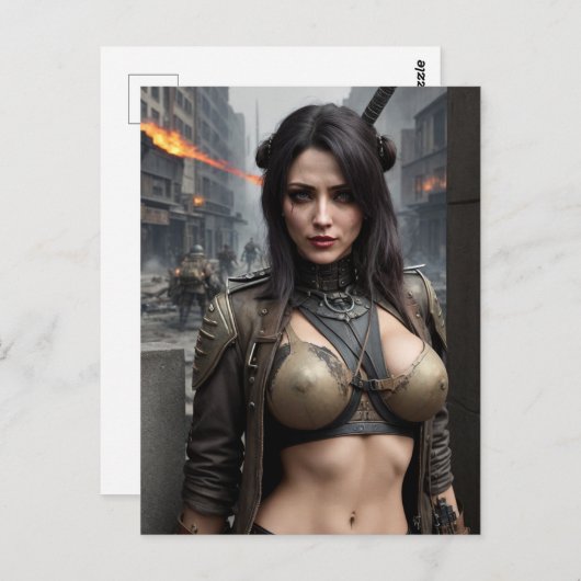 Carte Postale Défendre la Patrie (Devant / Derrière)