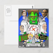 Carte Postale Défendre Obama (Devant / Derrière)