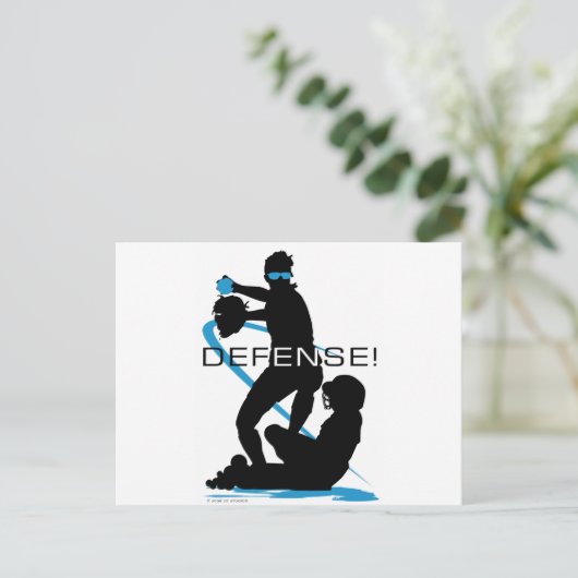 Carte Postale Défense2 (Debout devant)