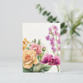 Carte Postale Déferlante d'Orchidées (Debout devant)