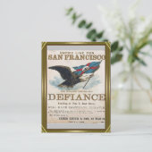 Carte Postale Défiance Clipper voile (Debout devant)