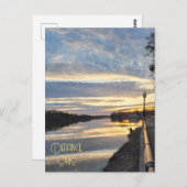 Carte Postale Défiance Ohio Sunrise (Devant / Derrière)